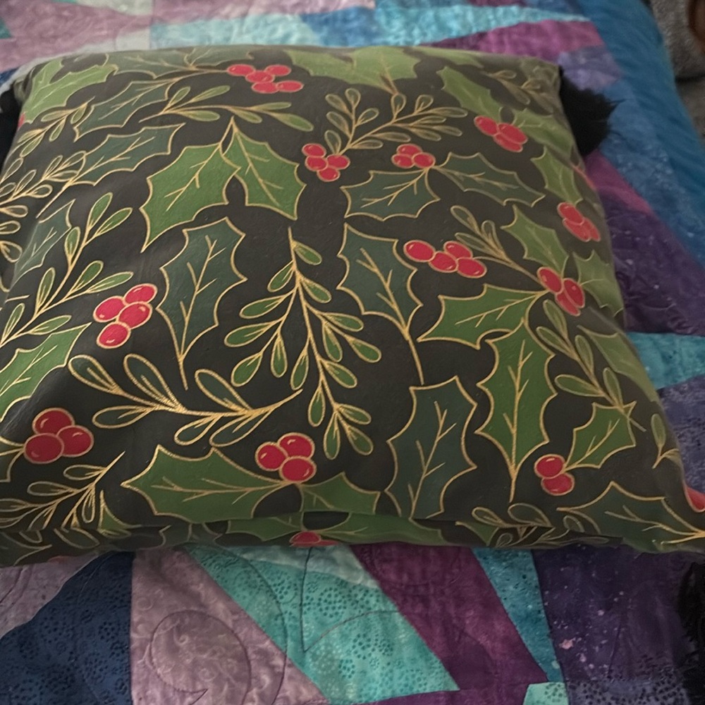 Christmas throw pillow